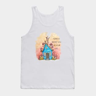 Home is where you lay your hat Tank Top